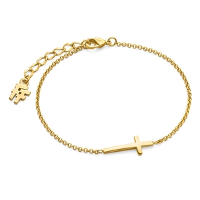Carma gold plated chain bracelet-