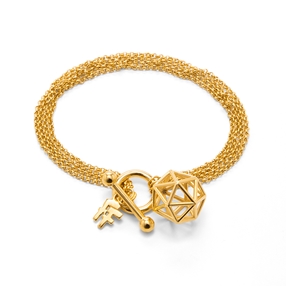 Stylesphere 18k Yellow Gold Plated Brass Bracelet-