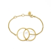 Link Up gold plated bracelet