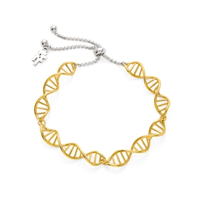 Style DNA Silver 925 18k Yellow Gold Plated Bracelet-