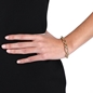 The Chain Addiction gold plated chain bracelet with toggle clasp-