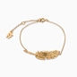  Historia Silver 925° Chain Bracelet With 18K Yellow Gold Plating-
