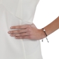 Fashionable.Me Cord Bracelet With Silver Boule Motif-