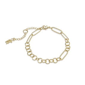 The Chain Addiction II gold plated chain bracelet with links-