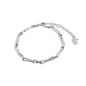 The Chain Addiction II silvery chain bracelet with irregular links -