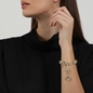 The Chain Addiction gold plated bracelet with knots-