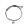 Fashionable.Me II Cord Bracelet with Silver 925° Ladybug Motif 