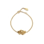 Oh Honey gold plated bracelet with honeycomb motif-