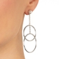 Link Up Silver 925 Long Earrings-