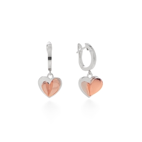 Love To Love Silver 925 Short Earrings-