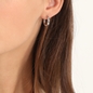 Hoops! Small Hoop Silvery Earrings-
