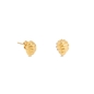 Fashionable.Me II Silver 925° 18K Yellow Gold Plated Earrings with Beehive Motif-