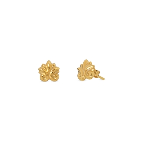 Fashionable.Me Gold Plated Earrings with Acroceramo Motif-