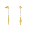 Anima Olea bi-color dangle earrings 