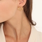 Hoops! Small Circle Gold Plated Earrings-