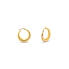Hoops! small gold plated earrings