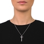 Carma silver plated adjustable chain necklace-