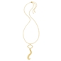  Chic Princess Yellow Gold Plated Long Necklace-