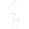Style DNA Silver 925 18k Yellow Gold Plated Long Necklace
