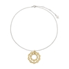 Style DNA Silver 925 18k Yellow Gold Plated Short Necklace