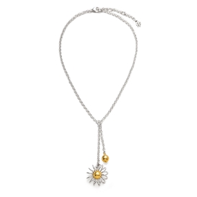 Dainty World Silver 925 Short Necklace-