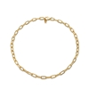 The Chain Addiction gold plated chain necklace with rectangular links