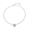 The Dreamy Flower short silver necklace with flower