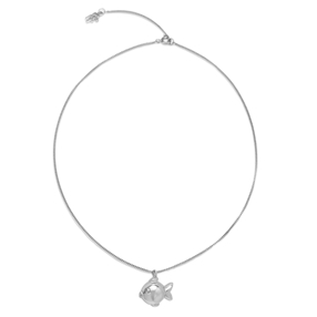 Fashionable.Me Necklace Silver 925° Chain With Small Fish Motif-