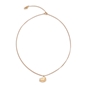 Fashionable.Me Gold Plated Chain Necklace With Bird Motif-