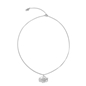 Fashionable.Me Silver Chain Necklace With Elephant Motif-