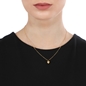 Fashionable.Me 18K Yellow Gold Plated Necklace Silver 925° Chain With Small Heart Motif-