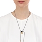 Fashionable.Me Cord Necklace With 18K Yellow Gold Plated Silver 925° Small Elephant Motif-