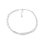 The Chain Addiction II short double-chain silvery necklace -
