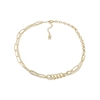 The Chain Addiction short double-chain gold plated necklace 