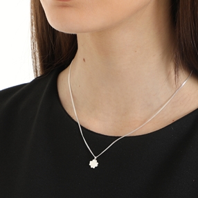 Fashionable.Me Silver Chain Necklace with H4H Motif-