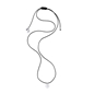 Fashionable.Me Cord Necklace With Silver Hanging H4H Motif-