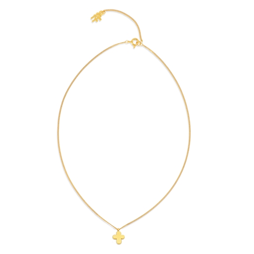 Fashionable.Me Gold Plated Chain Necklace with Cross-
