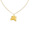 Fashionable.Me II Silver 925° 18K Yellow Gold Plated Chain Necklace with Star Motif