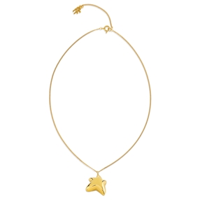 Fashionable.Me II Silver 925° 18K Yellow Gold Plated Chain Necklace with Star Motif-