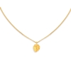 Fashionable.Me Gold Plated Chain Necklace with Beehive Motif
