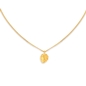 Fashionable.Me Gold Plated Chain Necklace with Beehive Motif-