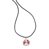 Fashionable.Me II Cord Necklace with Silver 925° Ladybug Motif 