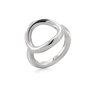 Metal Chic Silver Plated Ring-