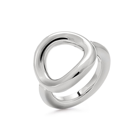 Metal Chic Silver Plated Chevalier Ring-