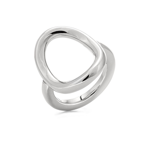 Metal Chic Silver Plated Ring-