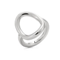 Metal Chic Silver Plated Ring -