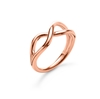 Fluidity rose gold plated ring