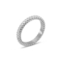The Simple Reflection silvery thin ring-