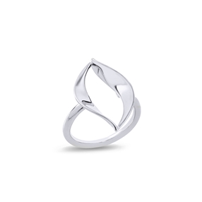 Flaming Soul silvery ring-