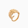  Historia Silver 925° Ring With 18K Yellow Gold Plating